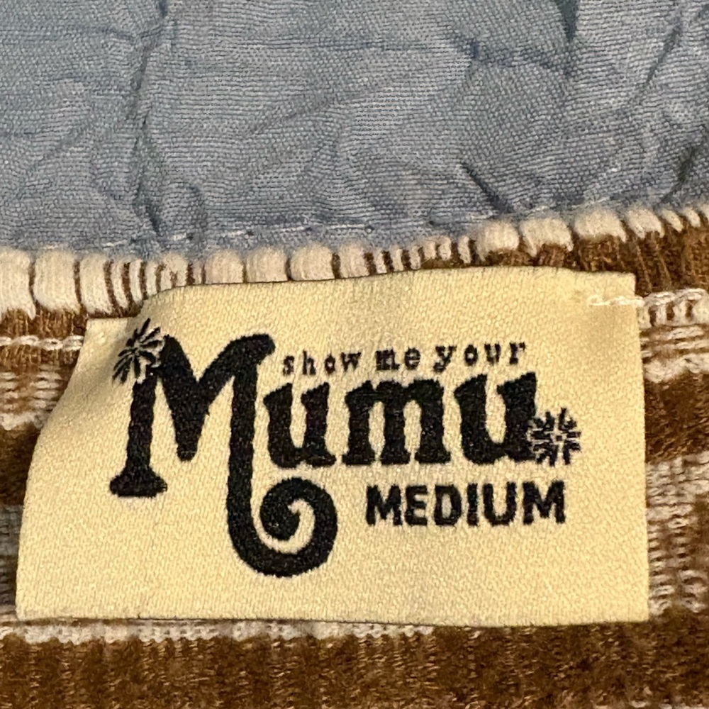 Show Me Your Mumu Sweater striped brown and white Comfy Cozy oversized soft - Picture 5 of 12